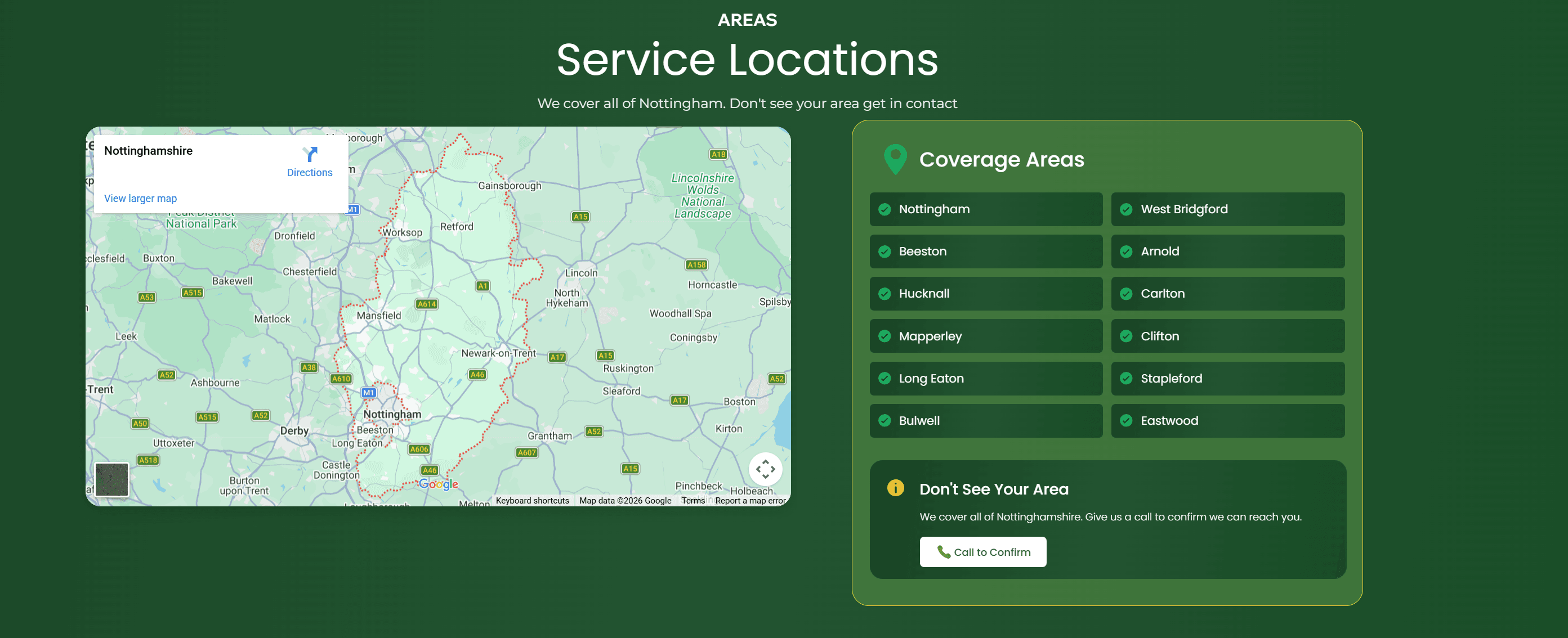 Contact and enquiry form page for NLS landscaping website built by WAT Websites