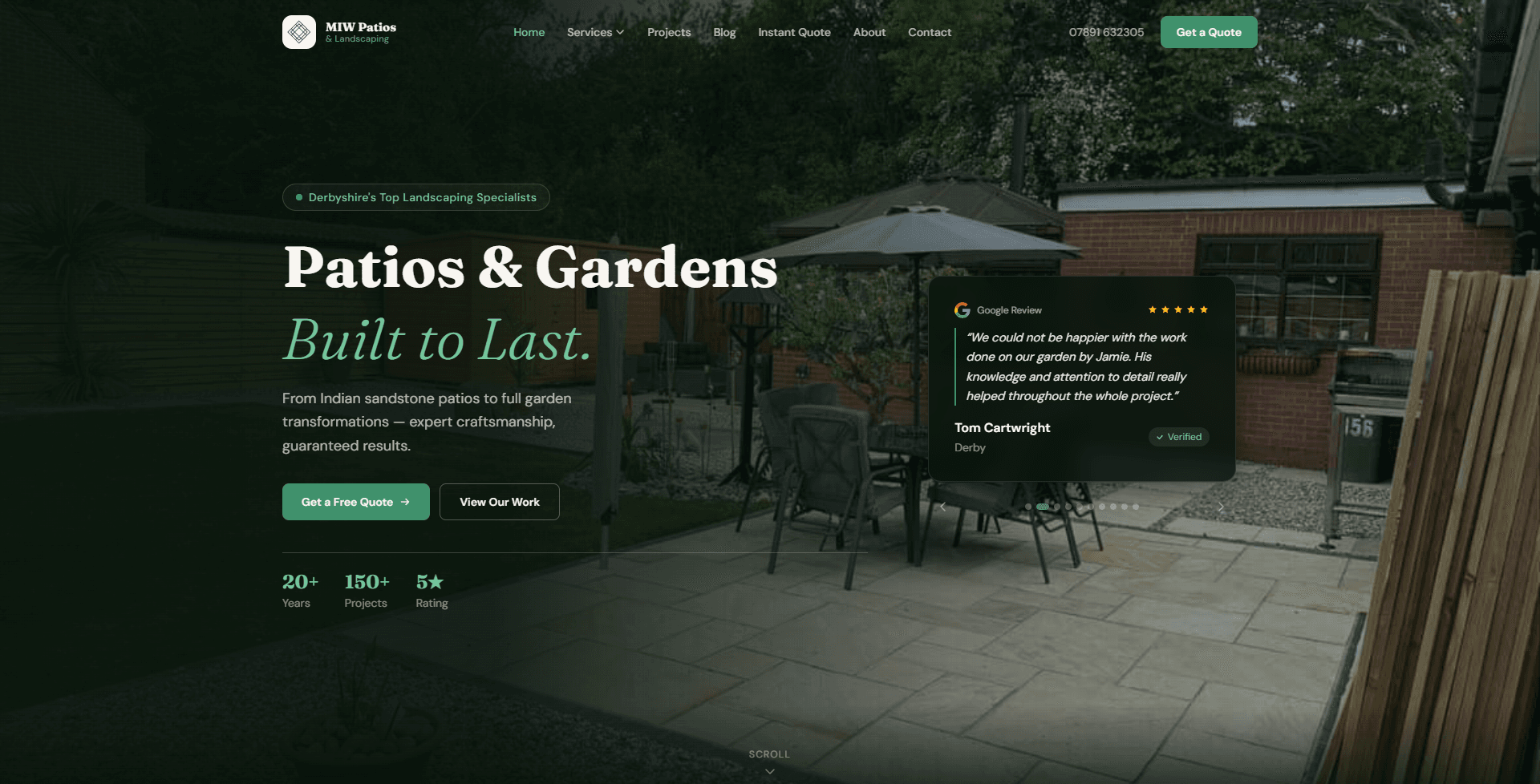 MIW Patios & Landscaping case study